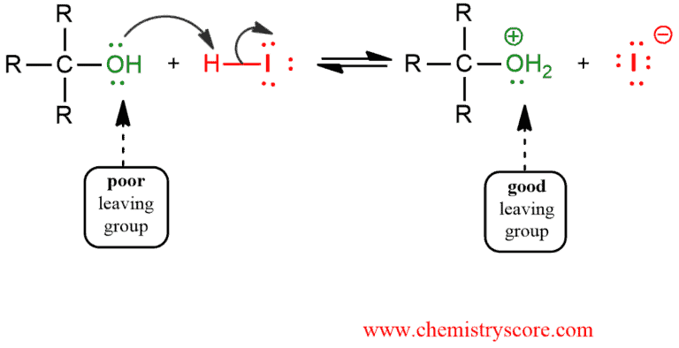 Structural reaction scheme for Alkyl iodide formation [HI], diagram 2 of 4