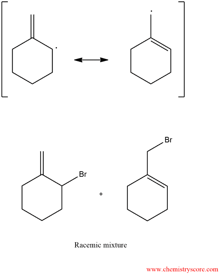 Structural reaction scheme for Allylic bromination [NBS], diagram 5 of 5