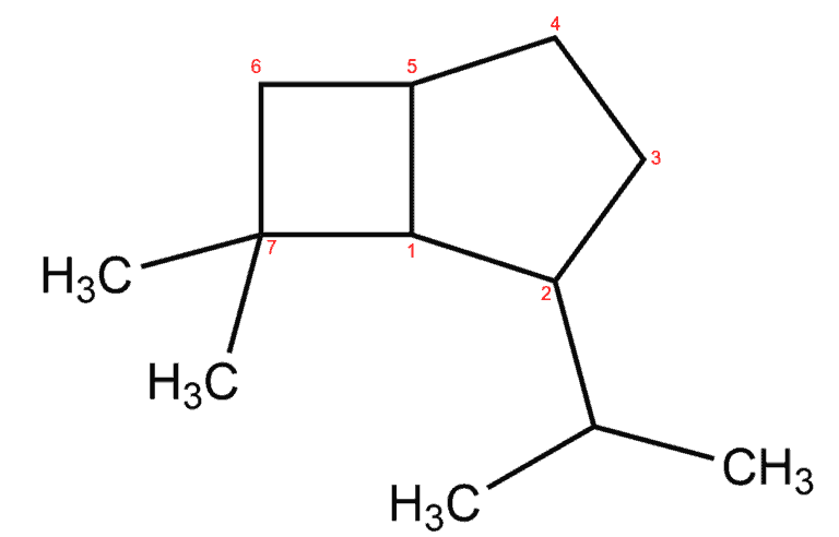 Structural reaction scheme for Bicyclic