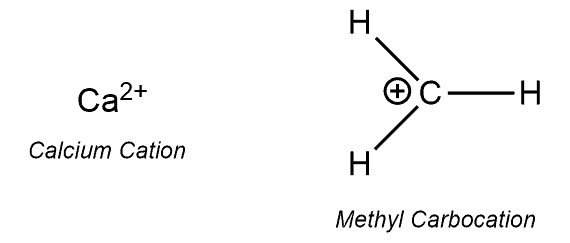 Structural reaction scheme for Cation