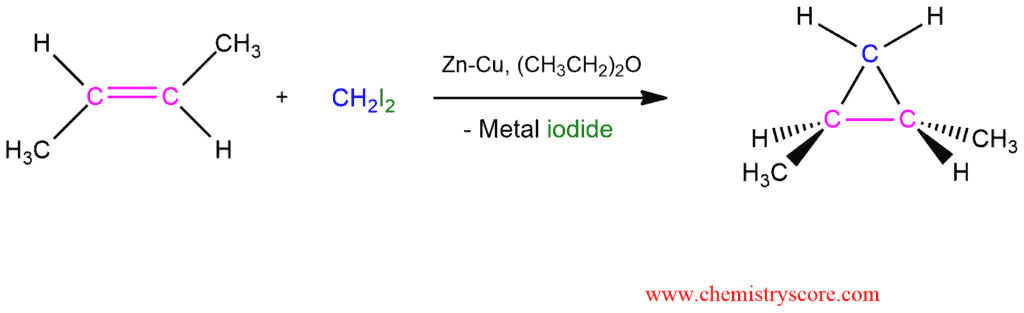 Structural reaction scheme for Cyclopropanation, diagram 4 of 4