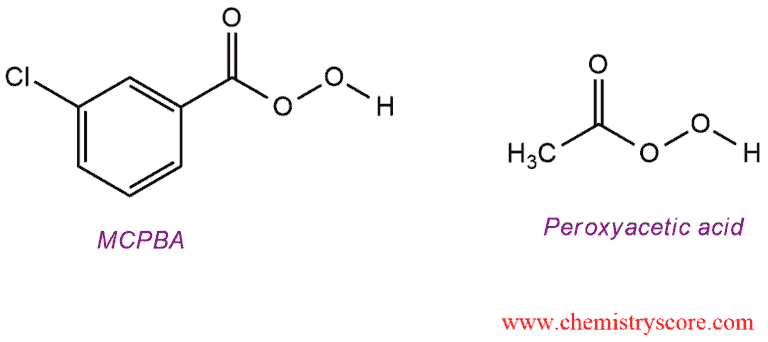 Structural reaction scheme for Epoxide formation [from alkenes], diagram 2 of 3
