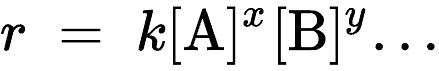 Structural reaction scheme for First Order