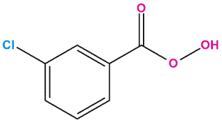 Structural reaction scheme for MCPBA reagent, diagram 2 of 5