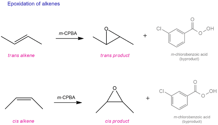 Structural reaction scheme for MCPBA reagent, diagram 3 of 5