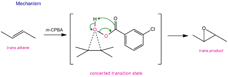 Structural reaction scheme for MCPBA reagent, diagram 4 of 5