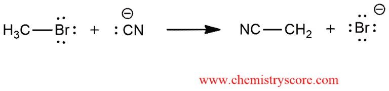 Structural reaction scheme for Nitrile formation [CN(-)], diagram 1 of 2