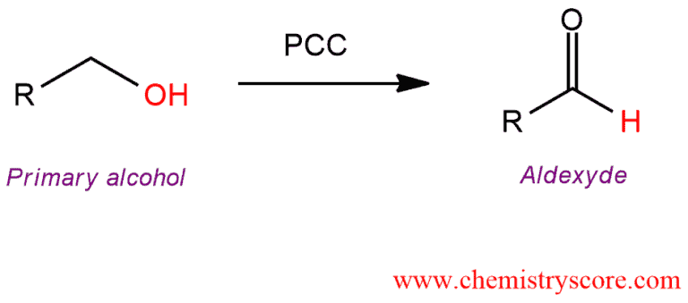 Structural reaction scheme for Oxidation to aldehydes [PCC], diagram 1 of 5