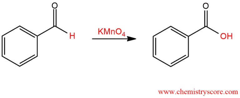 Structural reaction scheme for Oxidation to carboxylic acid [H2CrO4 or KMnO4], diagram 4 of 4
