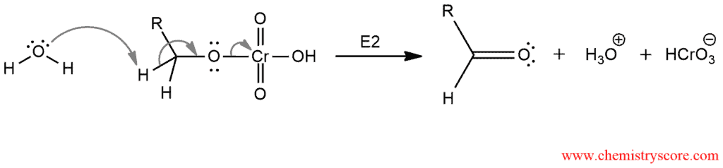 Structural reaction scheme for Oxidation to carboxylic acids [H2CrO4 + others], diagram 3 of 4