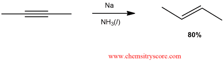 Structural reaction scheme for Partial reduction [Na/NH3], diagram 1 of 7
