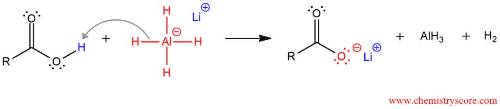 Structural reaction scheme for Reduction [LiAlH4], diagram 2 of 4