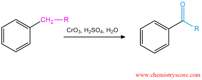 Structural reaction scheme for Reduction of aromatic ketones, diagram 2 of 3