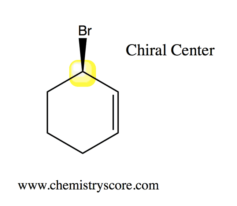 Structural reaction scheme for Chirality Center