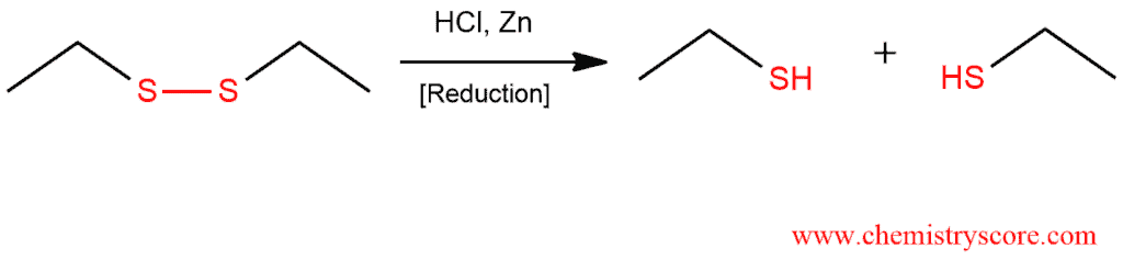 Structural reaction scheme for Thiol oxidation to disulfides, diagram 4 of 4