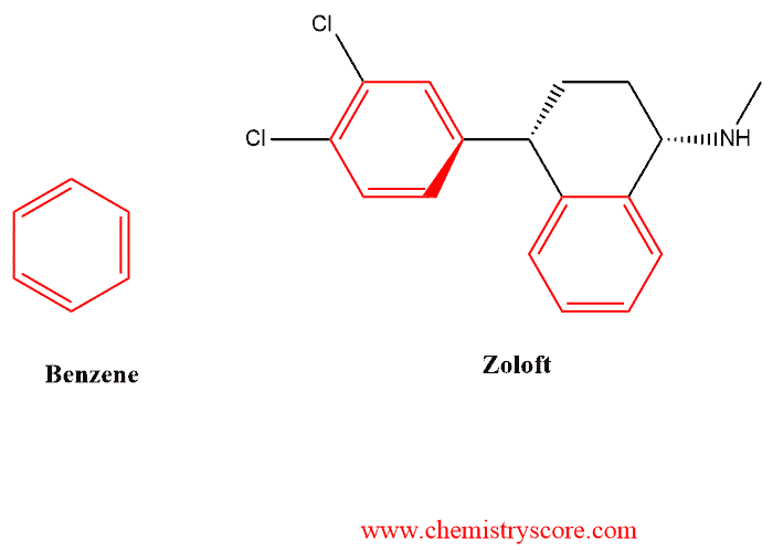 Structural reaction scheme for Aromatic