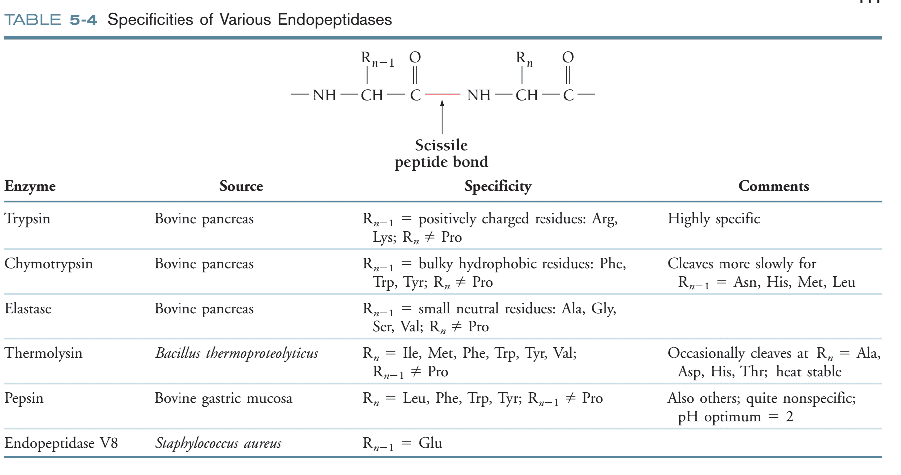 Structural reaction scheme for Protein Sequencing Process, diagram 2 of 2