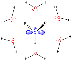 Structural reaction scheme for Protic vs. Aprotic Solvents, diagram 4 of 6