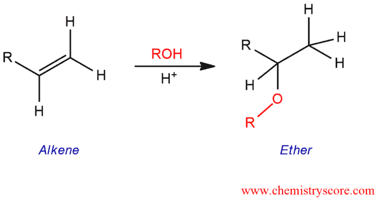 Ether Formation [H+/ROH] - ChemistryScore