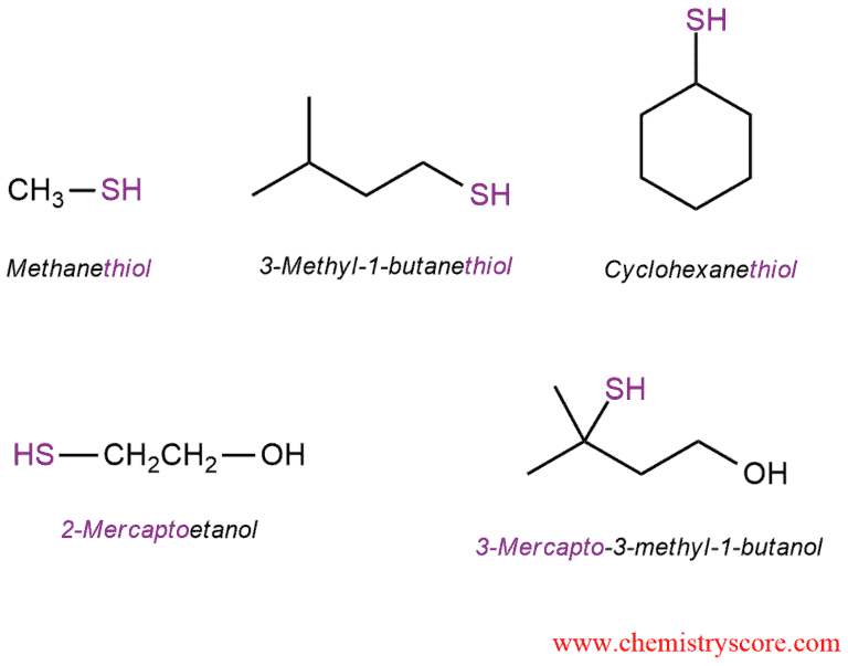 sulfhydryl structure