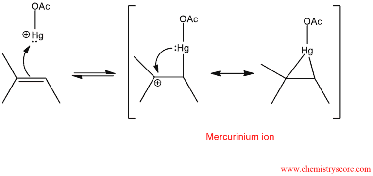 2-methylbut-2-enylcyclopropane reaction with hg 2025 oac 2 h20 nabh4